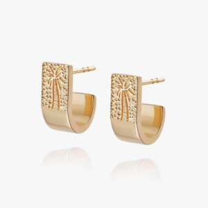 Flame Gold Earrings